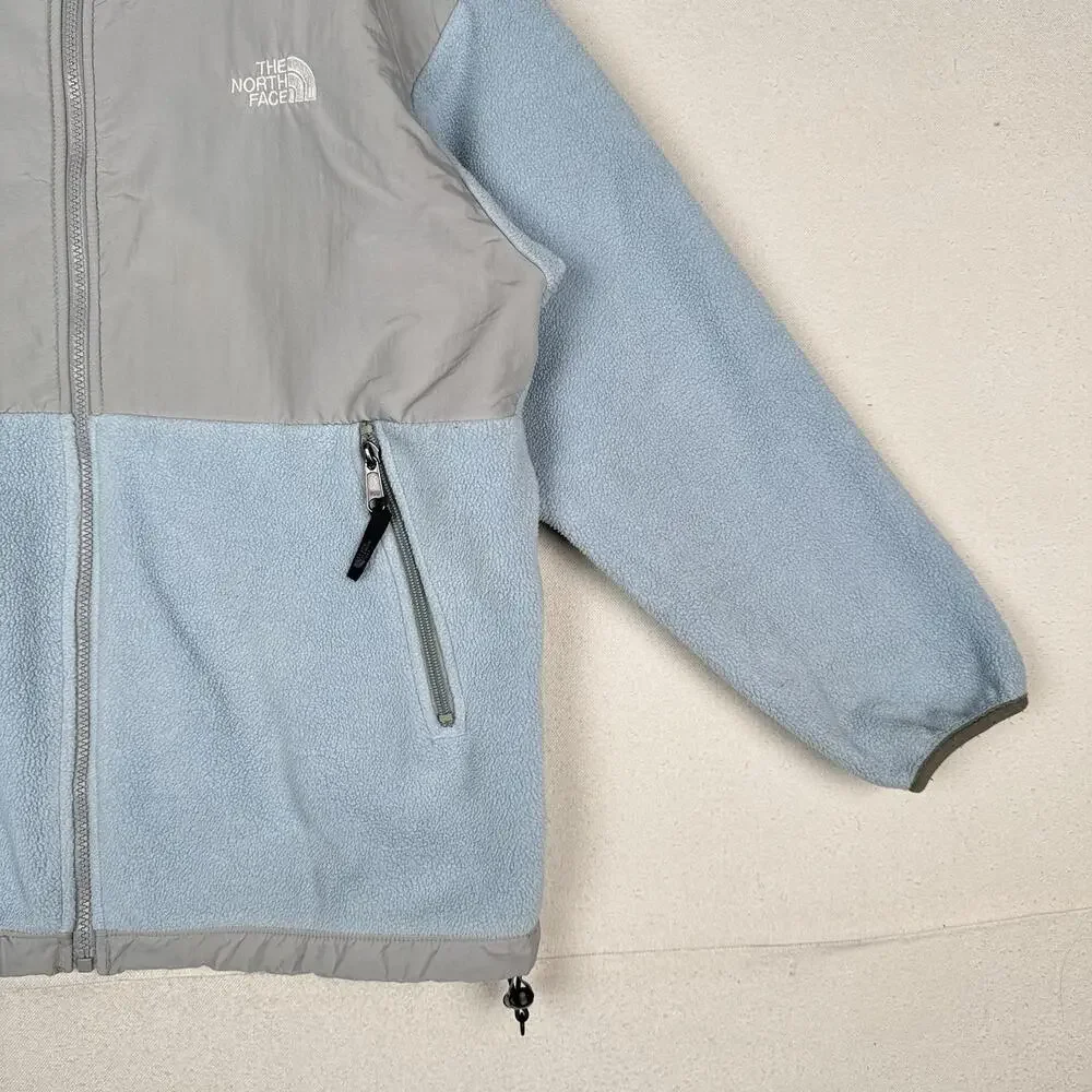 The North Face Youth X-Large XL Blue Gray Fleece Full Zip Jacket‎